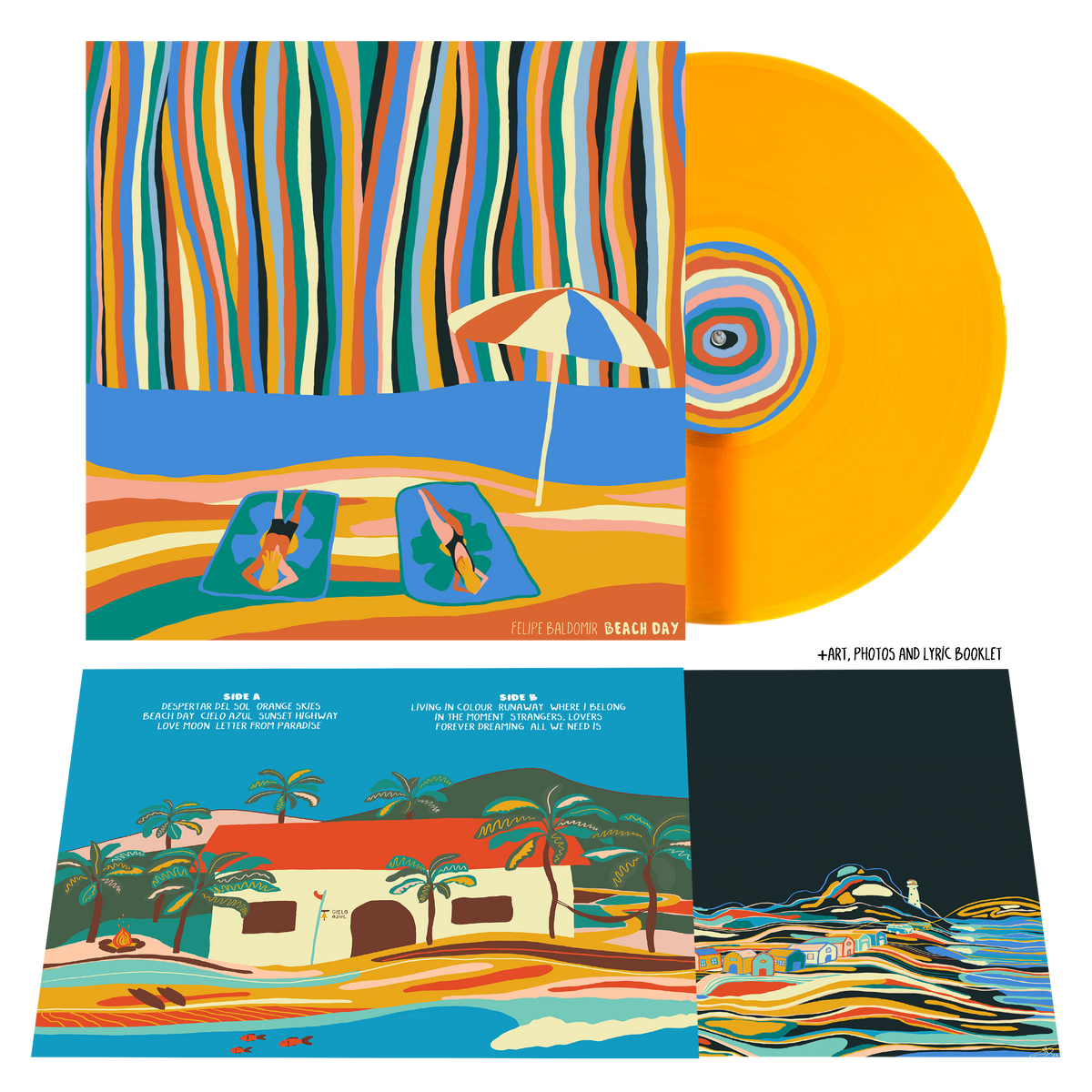 PRE-ORDER Beach Day LP 12" 180g Vinyl (Translucent Orange)