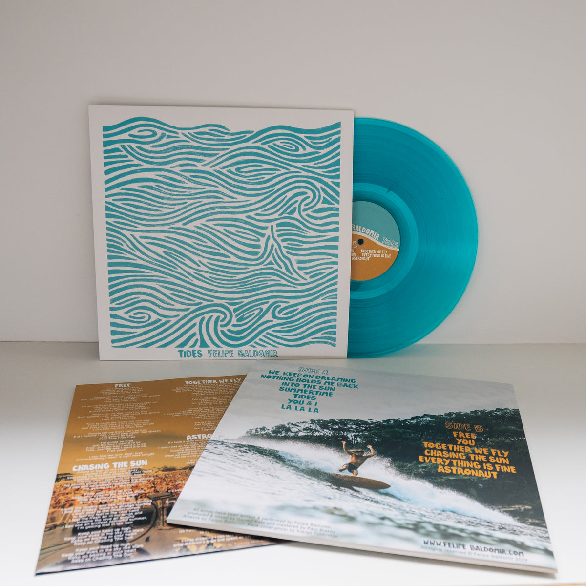 Tides LP 12" 180g Vinyl (Translucent blue)