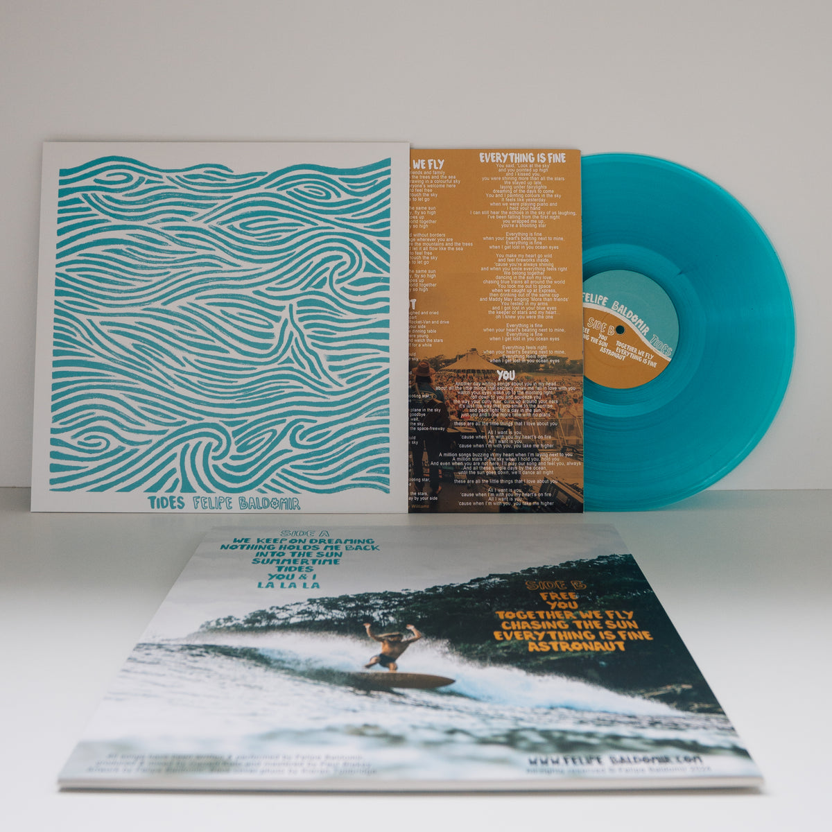 Tides LP 12" 180g Vinyl (Translucent blue)